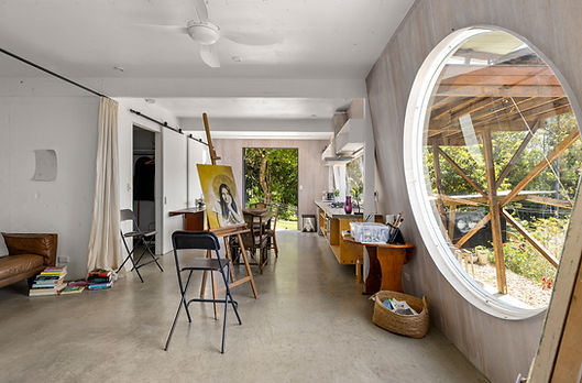 Multi generational art studio and rumpus space in Bellingen lifestyle home