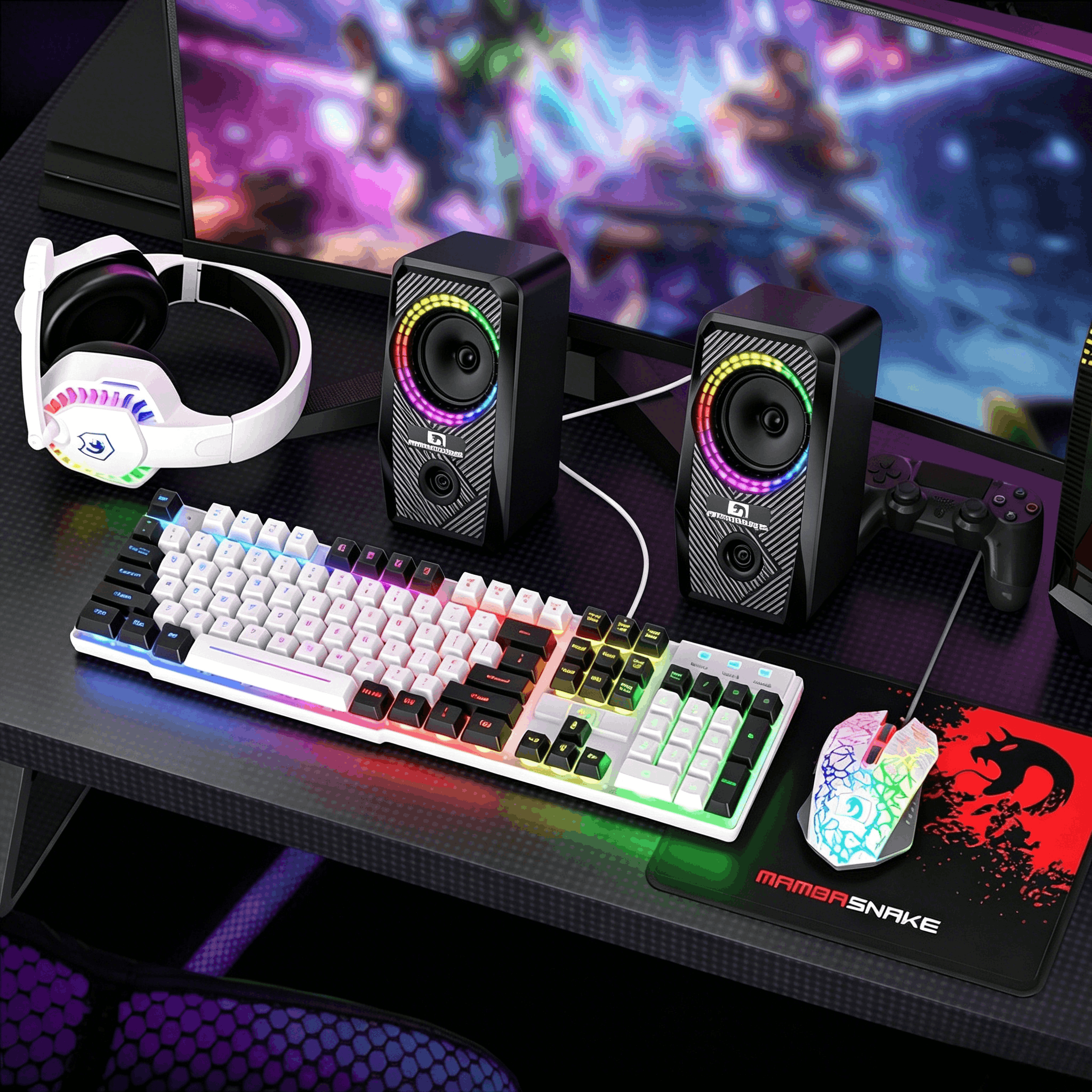 MAMBASNAKE T11 RGB Gaming Keyboard & Mouse Set