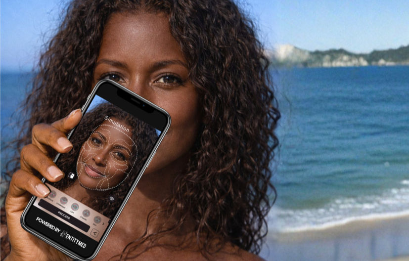 Woman Botox Before and After Simulator