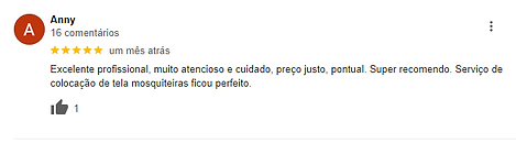Avaliação de Cliente 3