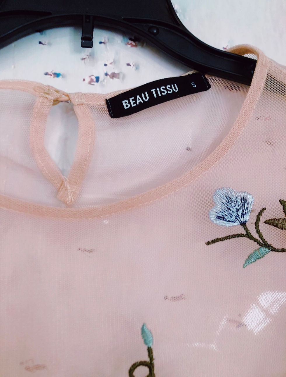 Thumbnail: Mesh Embroidered Top