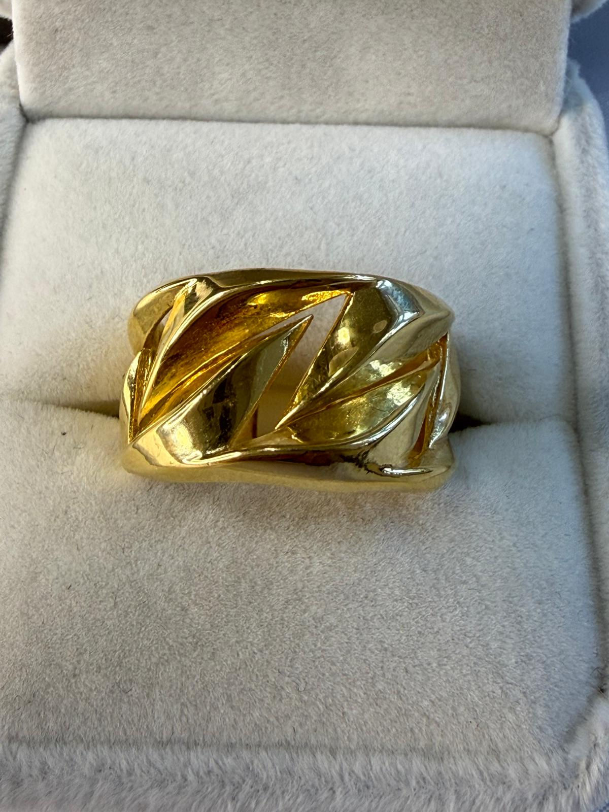 18k Gold-Plated Ring