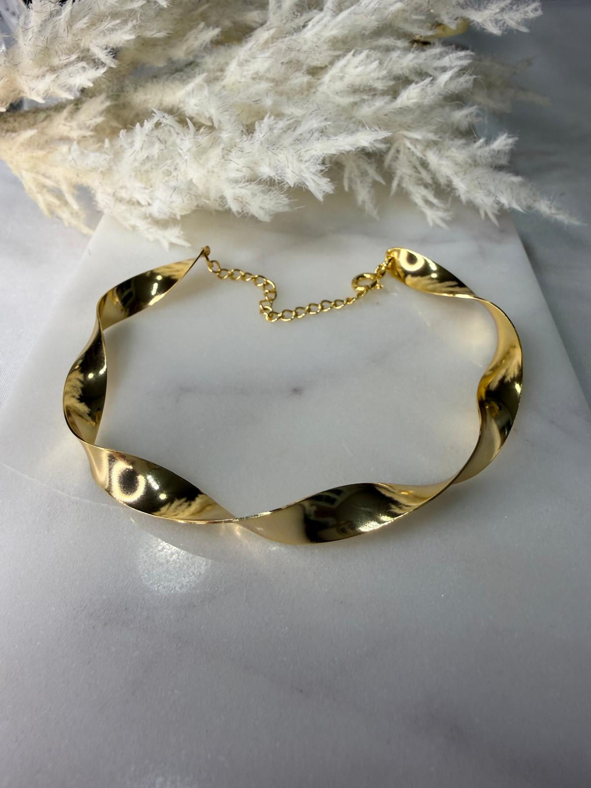 18k Gold-Plated Organic Bracelet