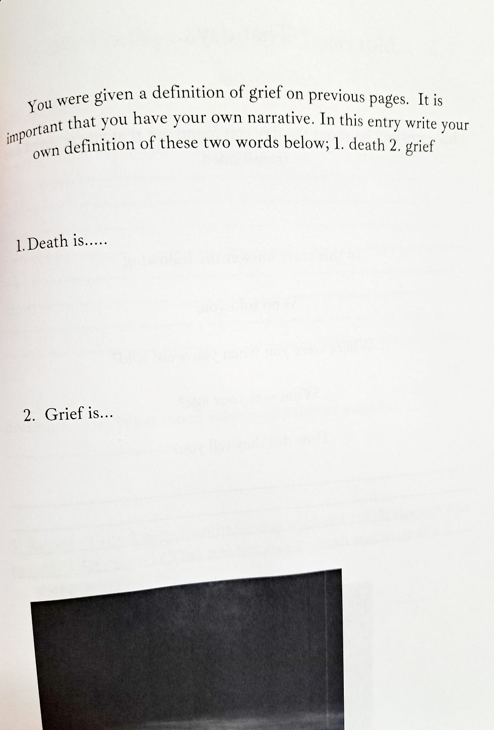Thumbnail: Get a GRIP! -- Grief Journal  by Theresa White