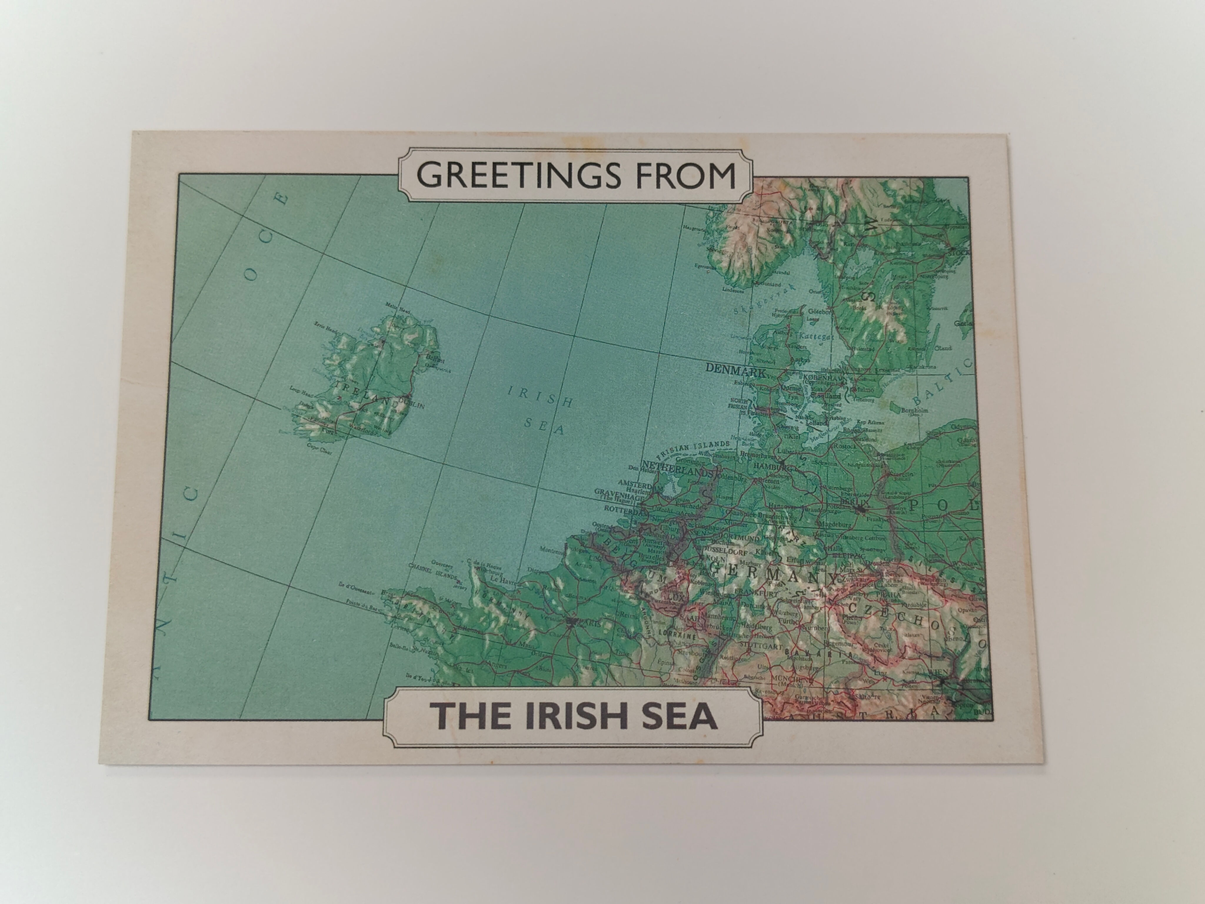 Greetings from the Irish Sea - Postcard