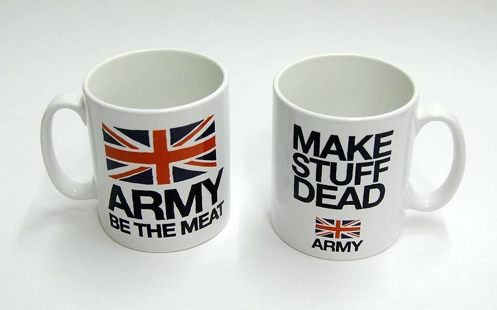 Thumbnail: MAKE STUFF DEAD / ARMY: BE THE MEAT Mug + Box
