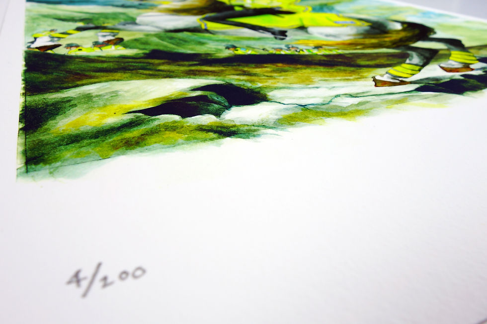 Thumbnail: Police Horse Napoleon - Limited edition giclee print