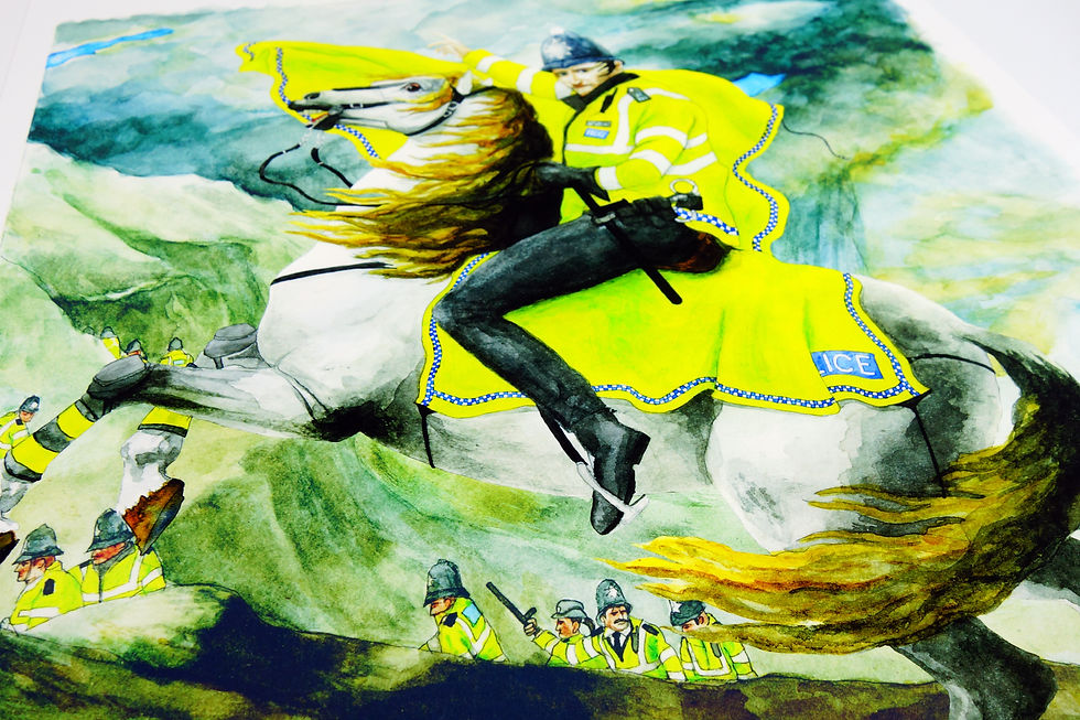 Thumbnail: Police Horse Napoleon - Limited edition giclee print