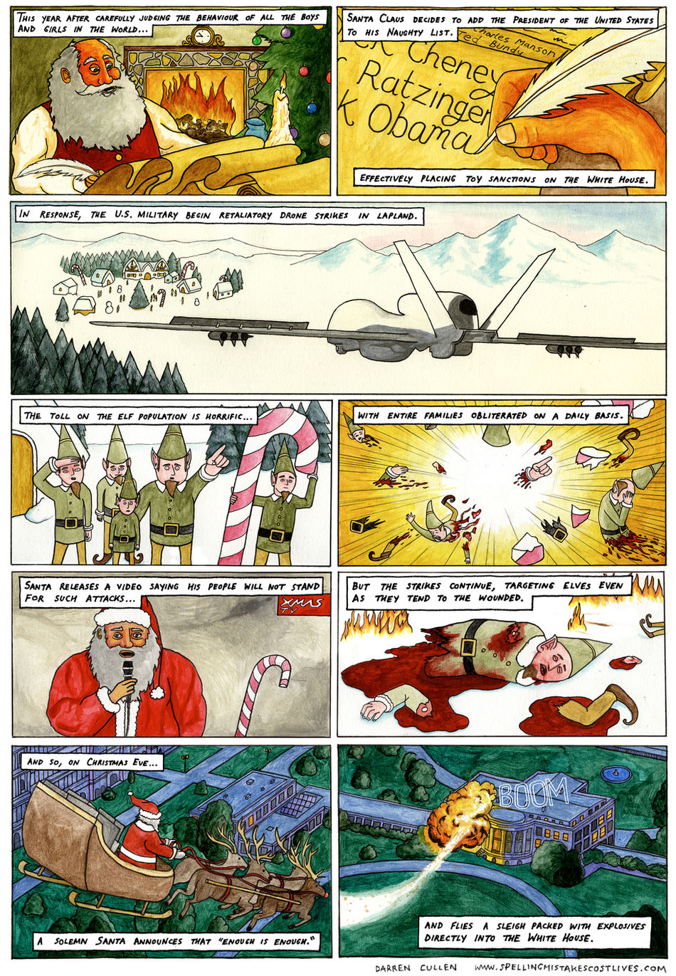 SANTA Vs OBAMA
