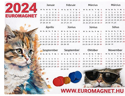 Mágneses naptár