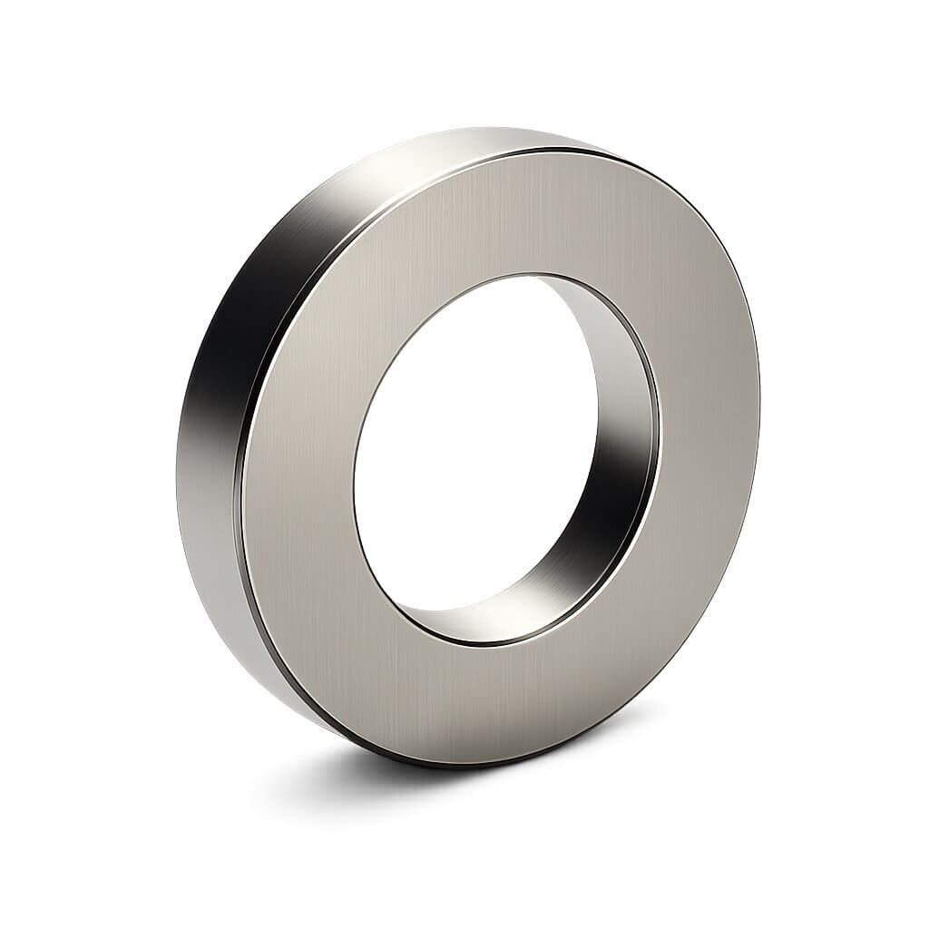 Neodímium gyűrű mágnes 7.5 x 3.9 x 1,2 mm N35 - kifutó termék