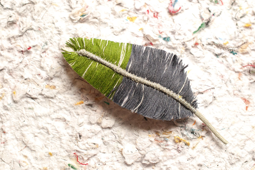 Miniature : Grande barrette plume de Pénélope