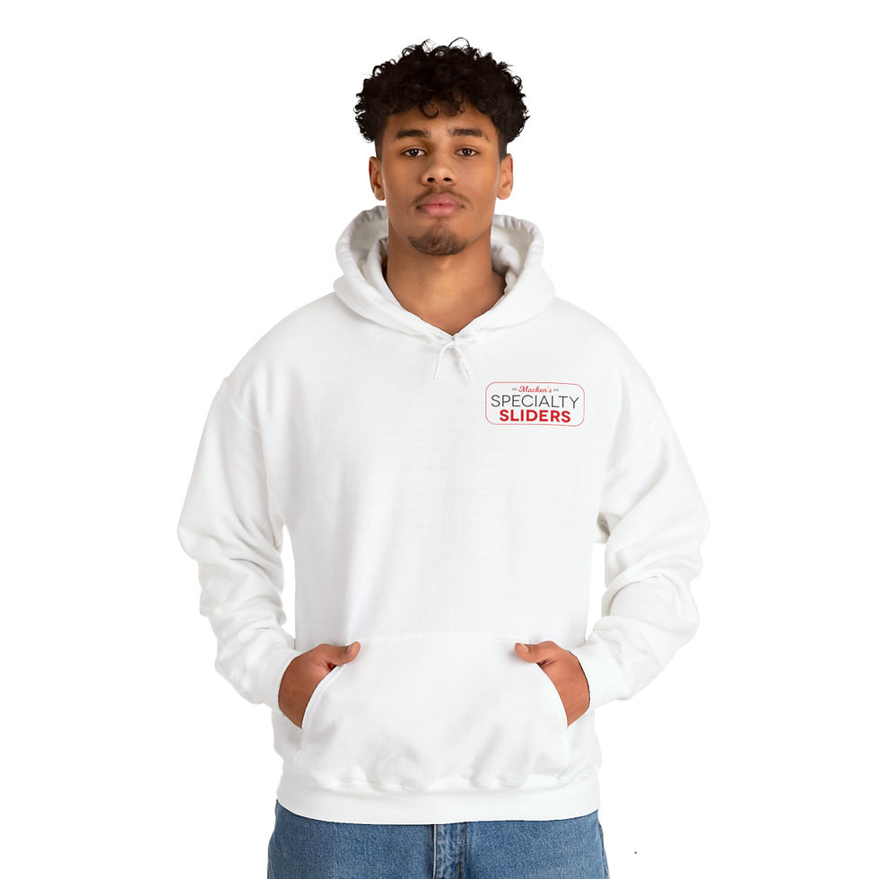 Thumbnail: Macken's Sliders (White) 'Mario' Hoodie