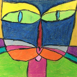 Lyla West 2nd Grade-Paul Klee Inspired Cat.jpg