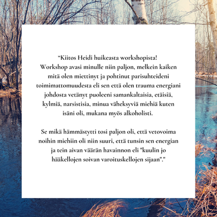 Kokemuksia Heidi Lempeydenvoima