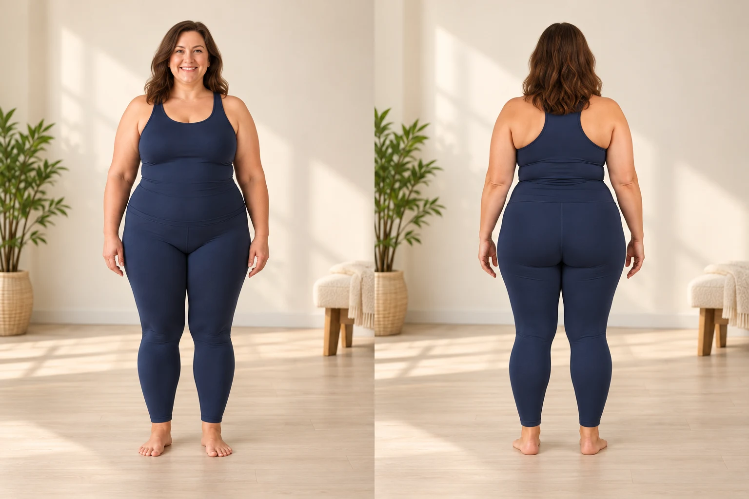 Front and back treatment area guide