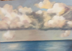 stage nuage au pastel sec