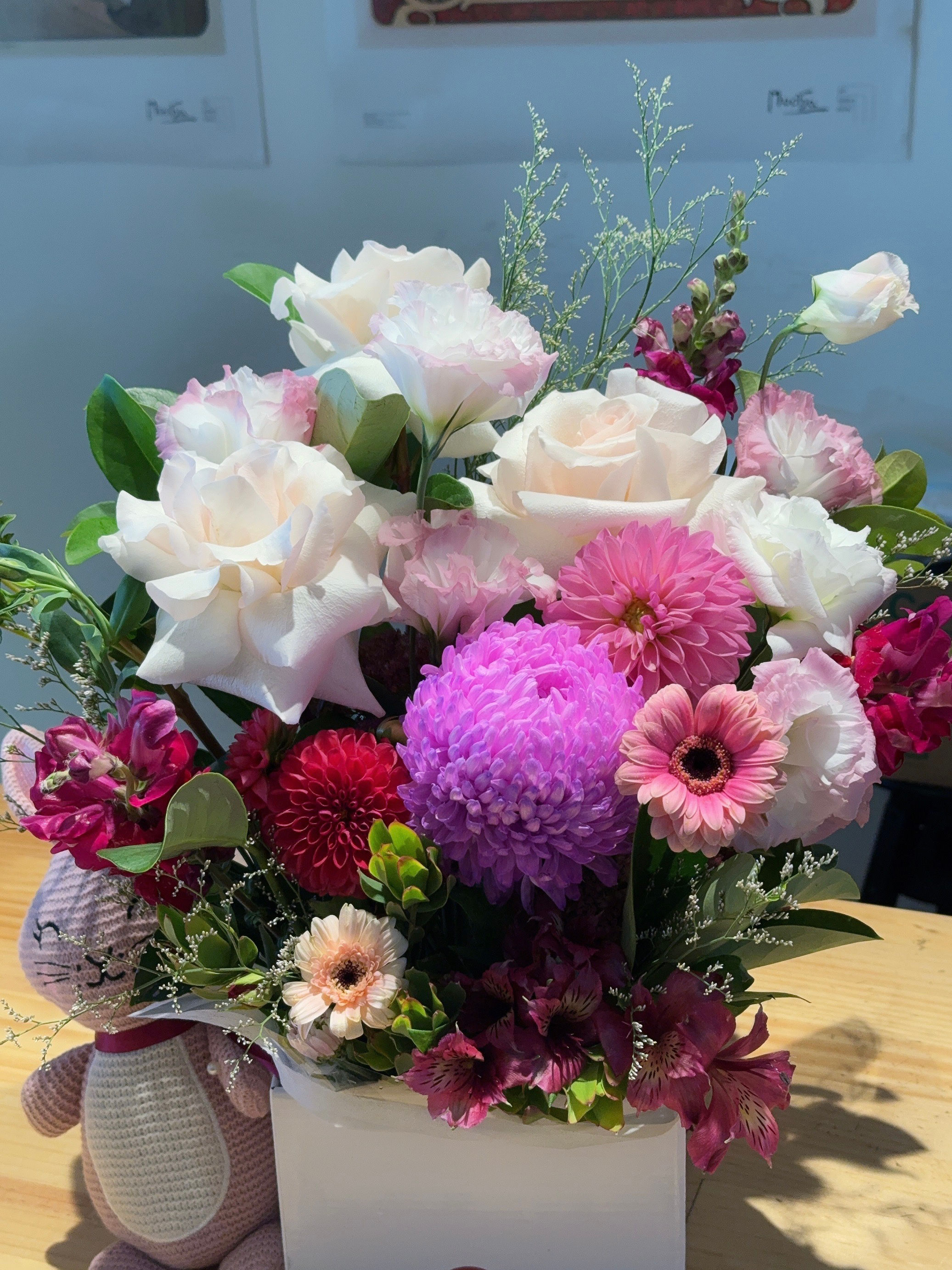 Pastel Garden Flower Box