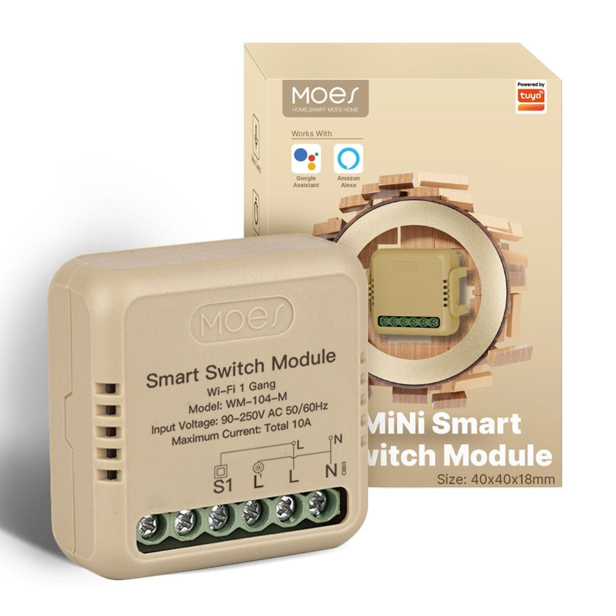MOES WiFi Mini Smart Switch – ממסר מיני חכם לשליטה על הבית שלך!