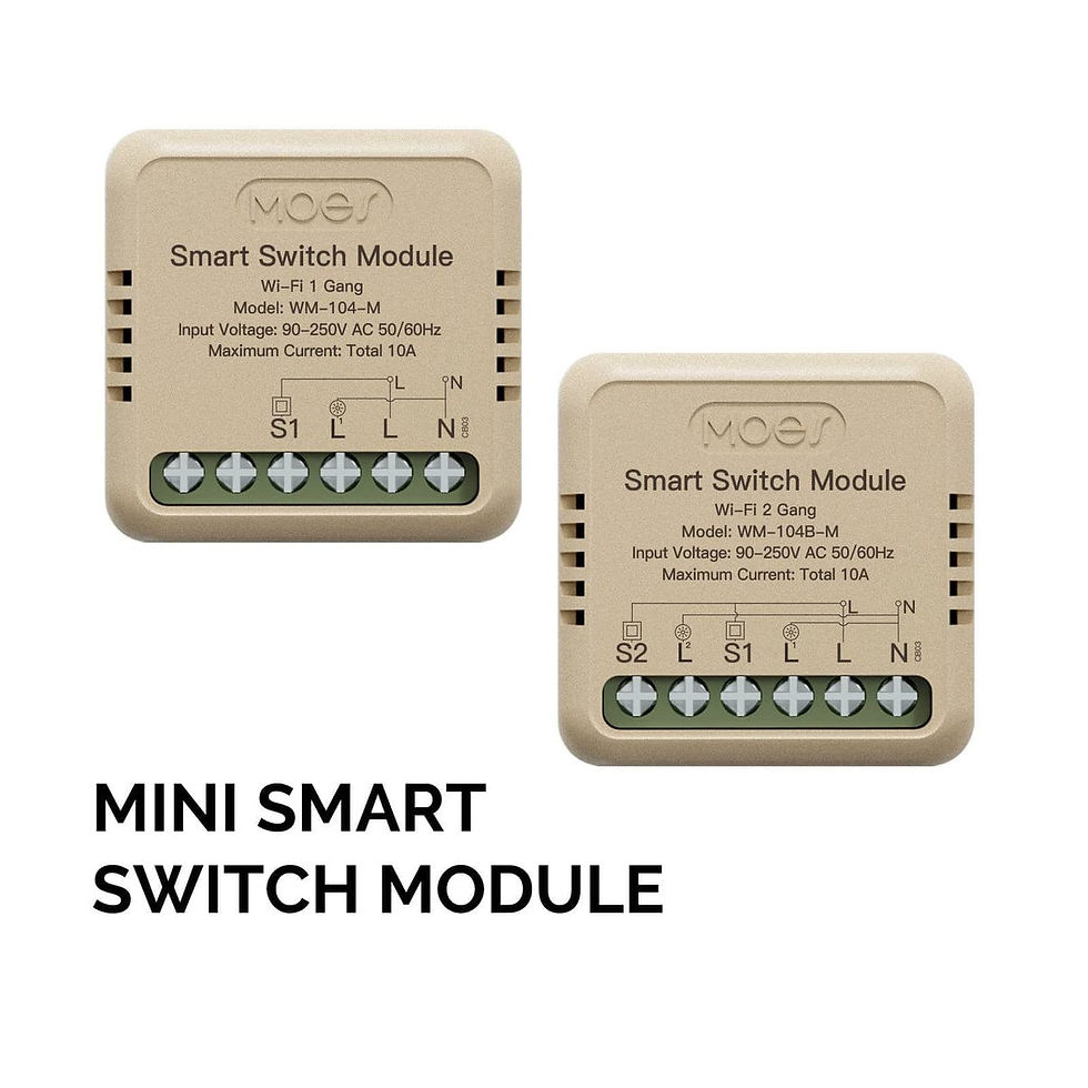Thumbnail: MOES WiFi Mini Smart Switch – ממסר מיני חכם לשליטה על הבית שלך!