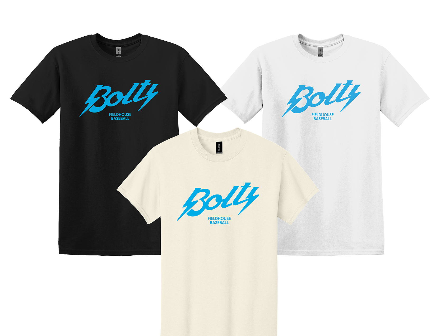 Cotton Tee - PDX Bolts Basic Logo