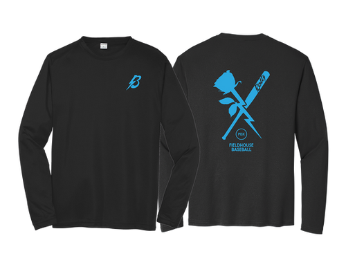 L/S Dry Fit Shirt - PDX Bolts X Graphic Logo | teamunis