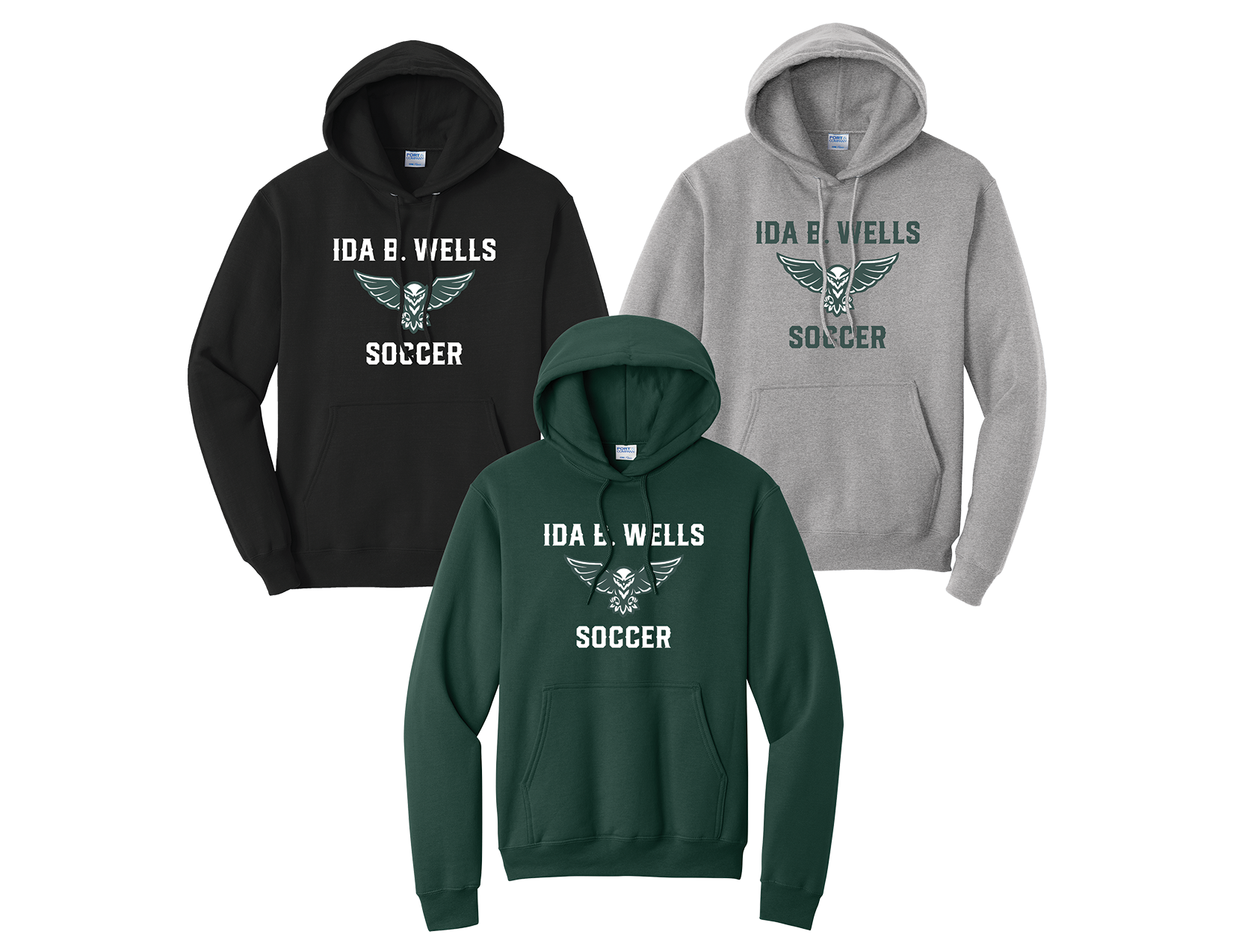 Cotton Hoodie - Ida B. Wells Soccer