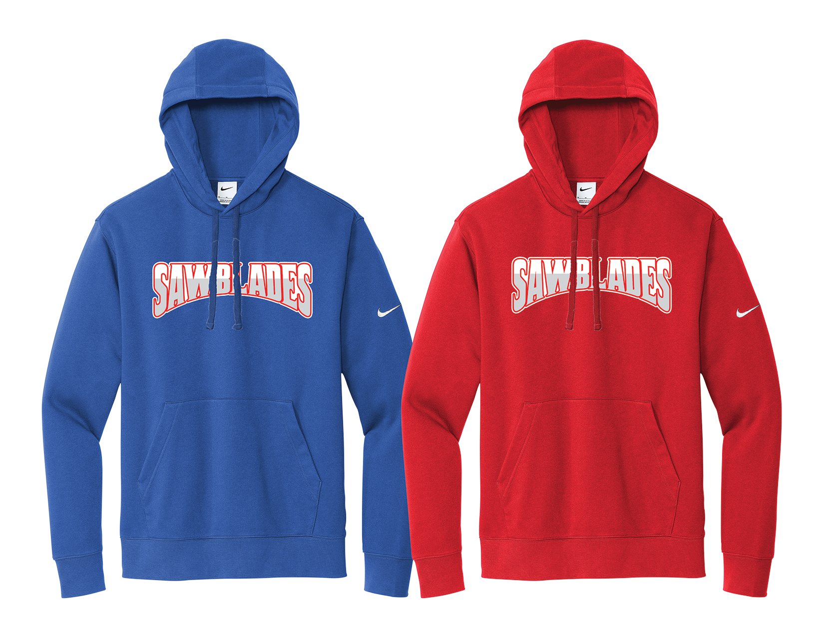 Nike Adult Club Fleece Hoodie - Sawblades Wordmark