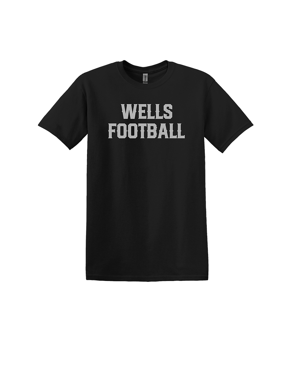 Thumbnail: Men's/Youth Cotton Tee - Wells Football Logo