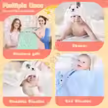 Baby Bath Towel for Soft and Gentle Drying