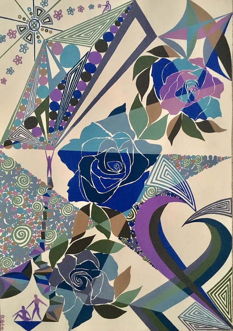 “Blue Rose - Almost Converse Angles”