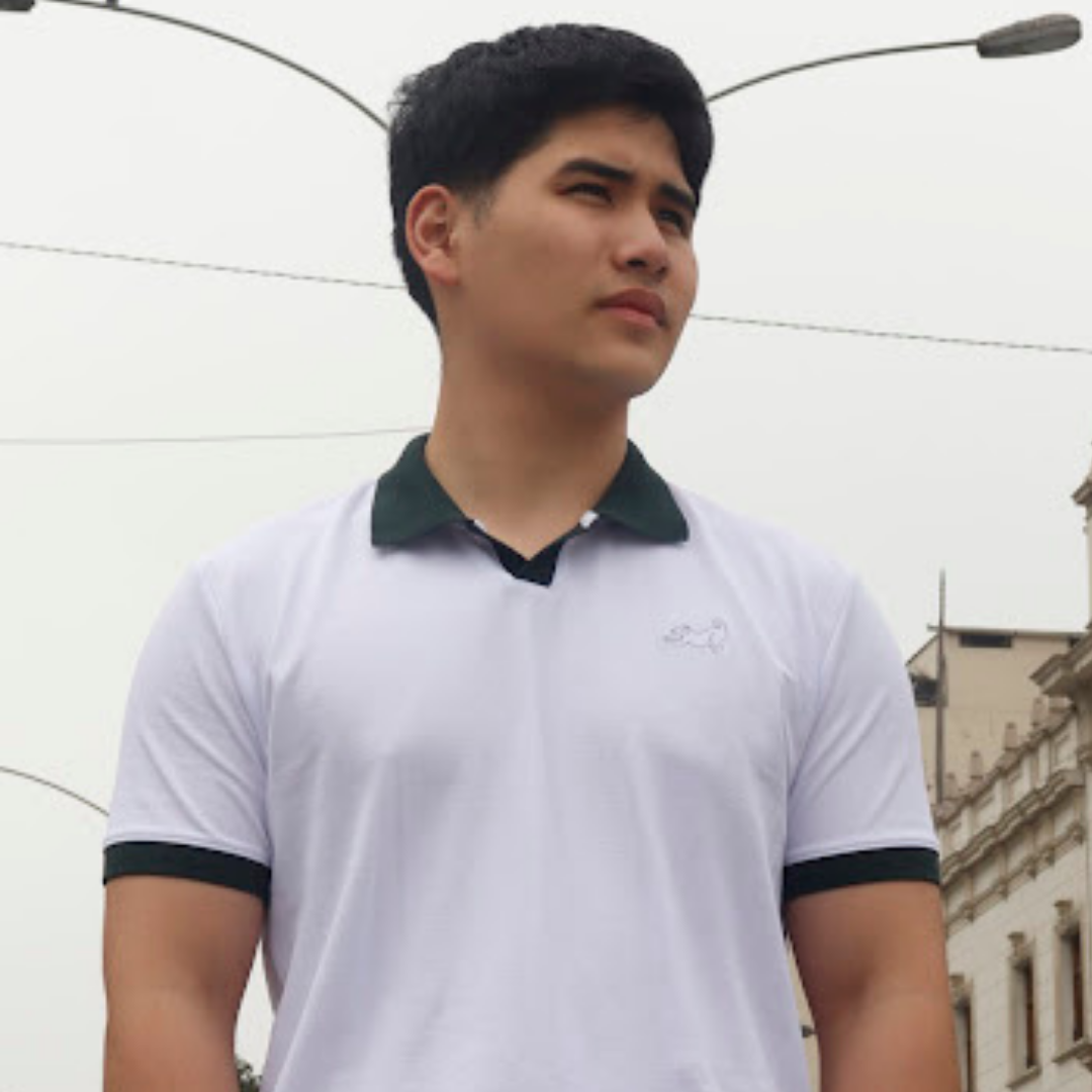 Polo CAMDU Blanco-verde