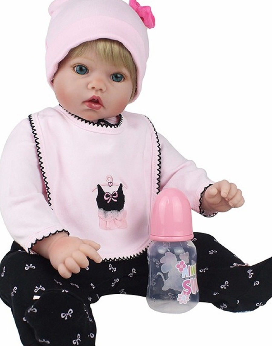 Bebê Reborn 50cm corpo em tecido Ana Clara