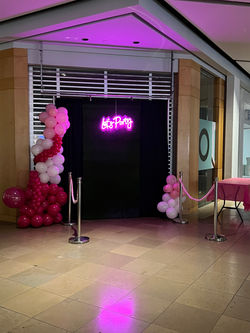 Backdrop for photo booth