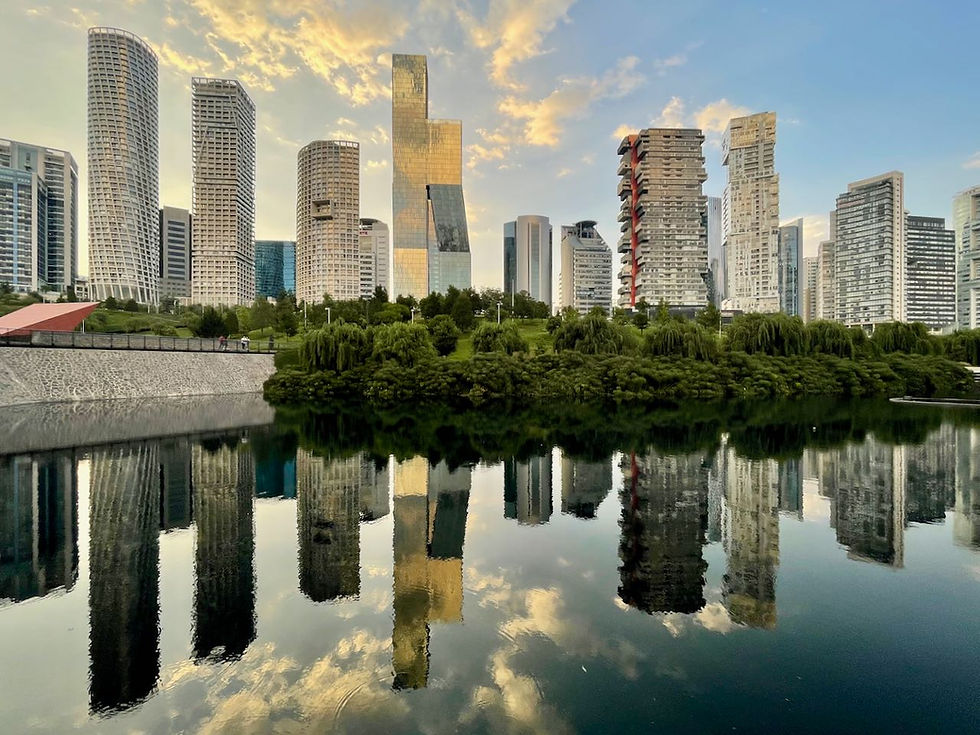 Mexico City Neighborhoods Explained buildings lake