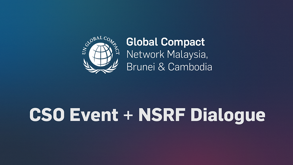 CSO Event + NSRF Dialogue