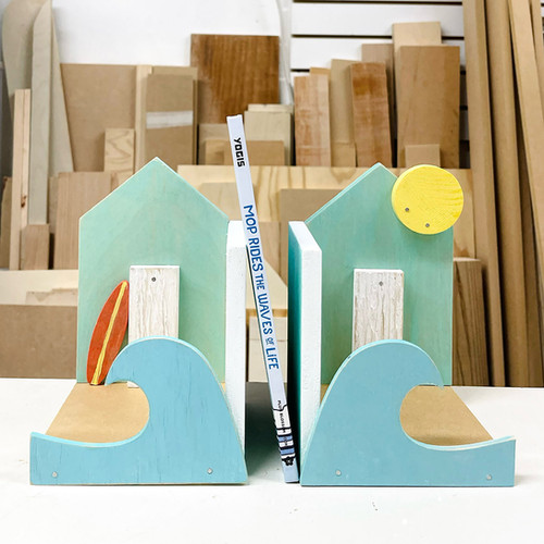 DIY Bookends Wood Craft Building Kit for Kids