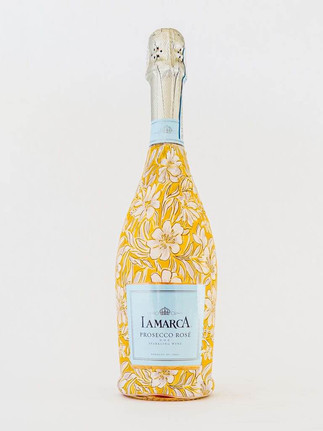 Painted Prosecco bottle