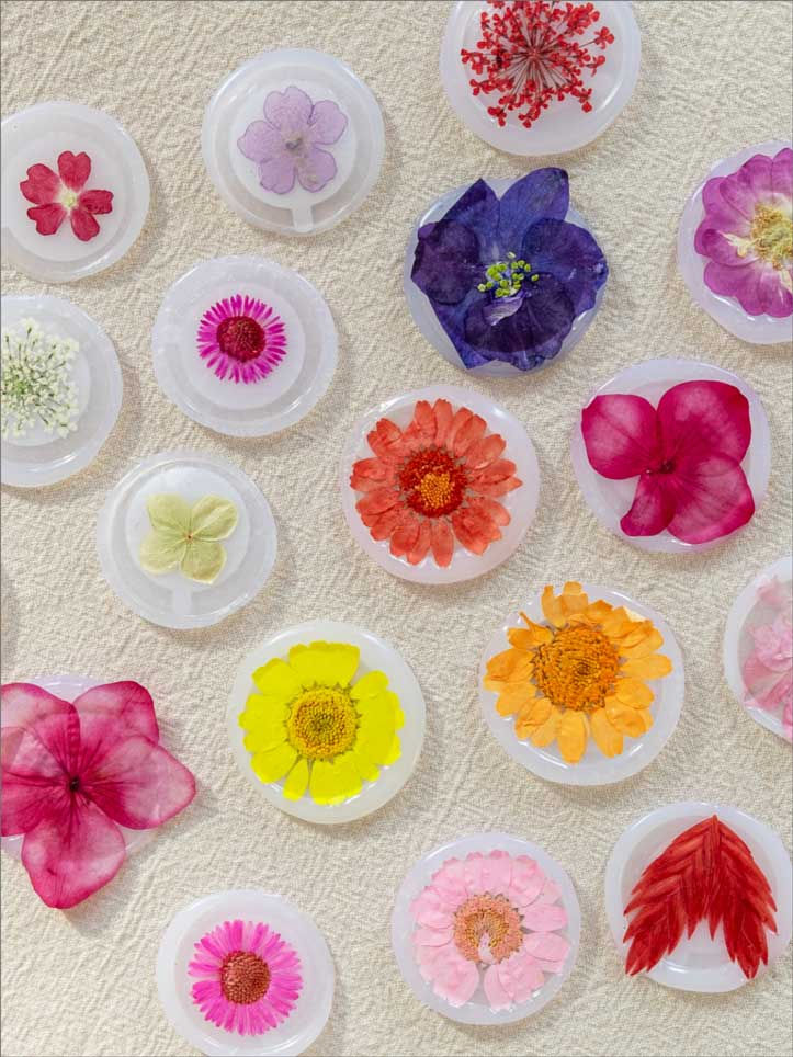 Thumbnail: Rainbow Flower Wax Seal - set of 9