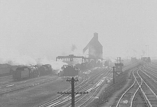 Railroad yards. Potomac Yards in Alexandria, Virginia I
