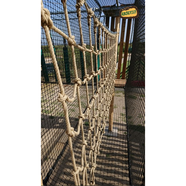 Atelier de Parcours filets : le filet à grimper