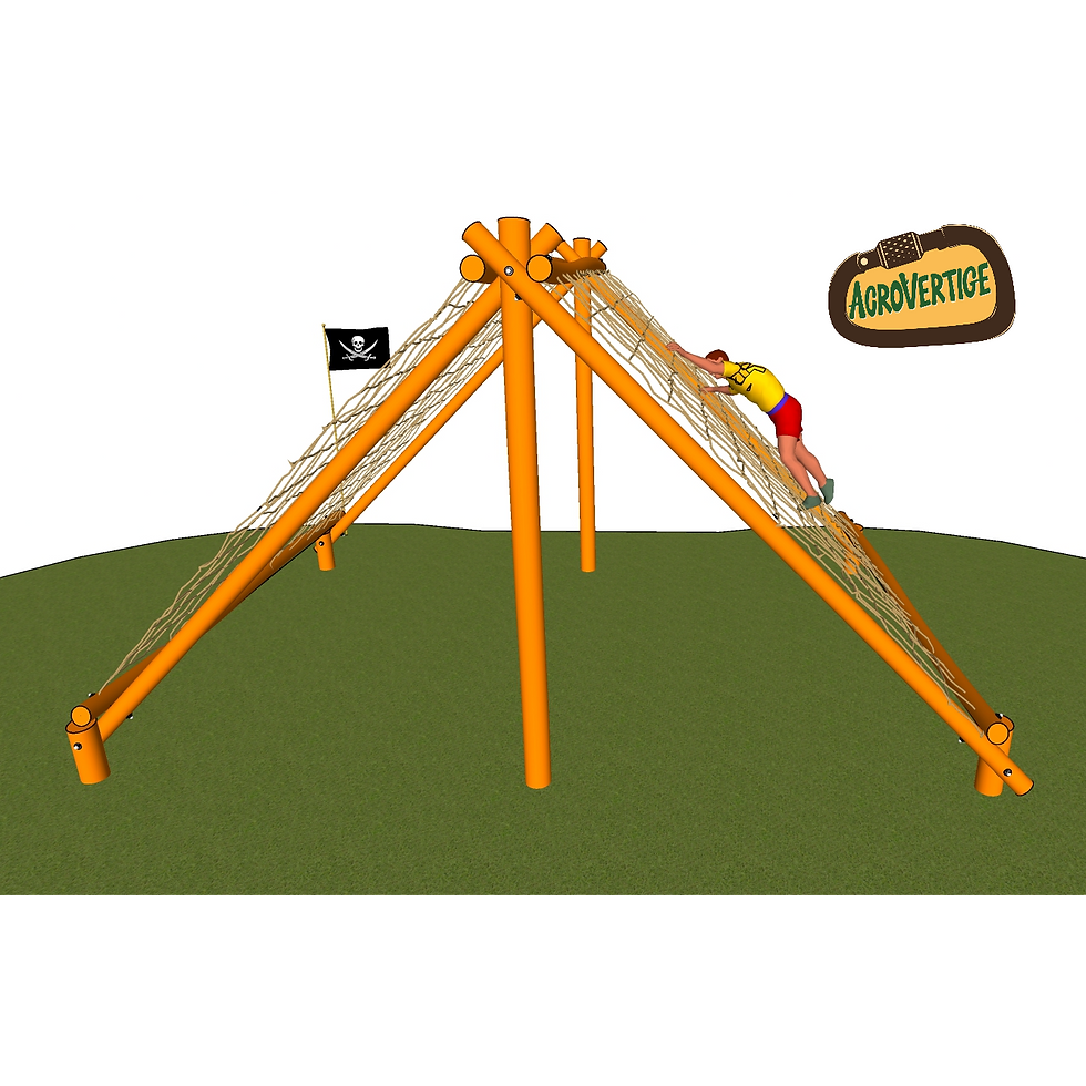 Dessin d'atelier - la pyramide filets