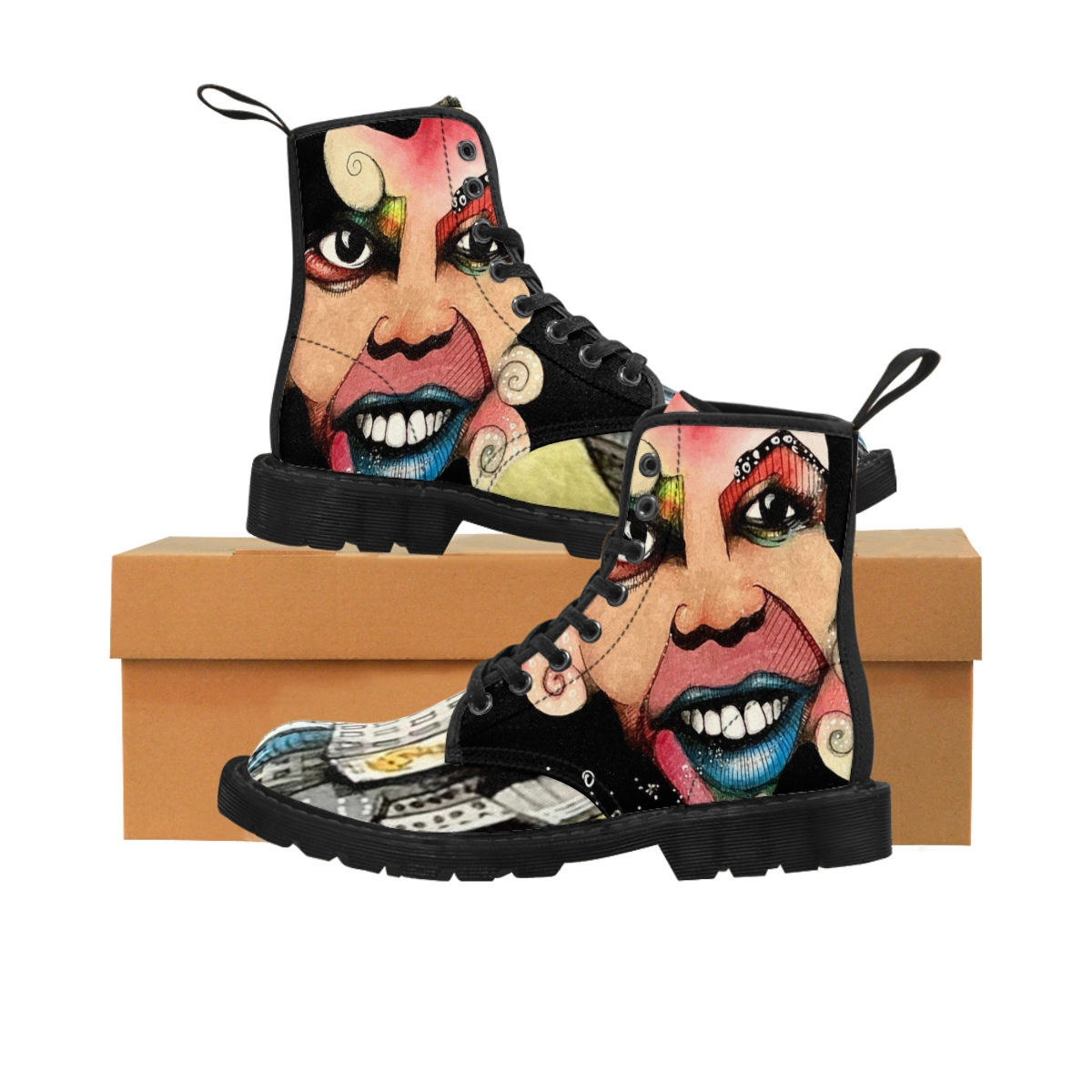 "At the Opening" Women's Canvas Boots