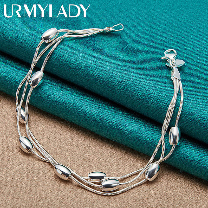 925 Sterling Silver Bracelet Chain f