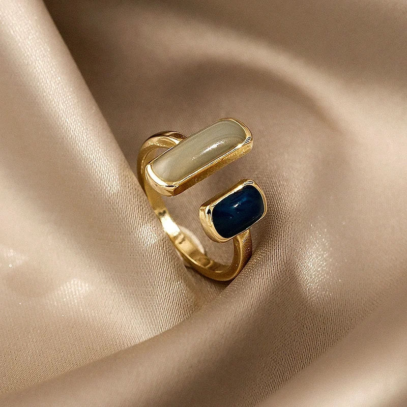 Thumbnail: Colorful Drip Glaze Ring
