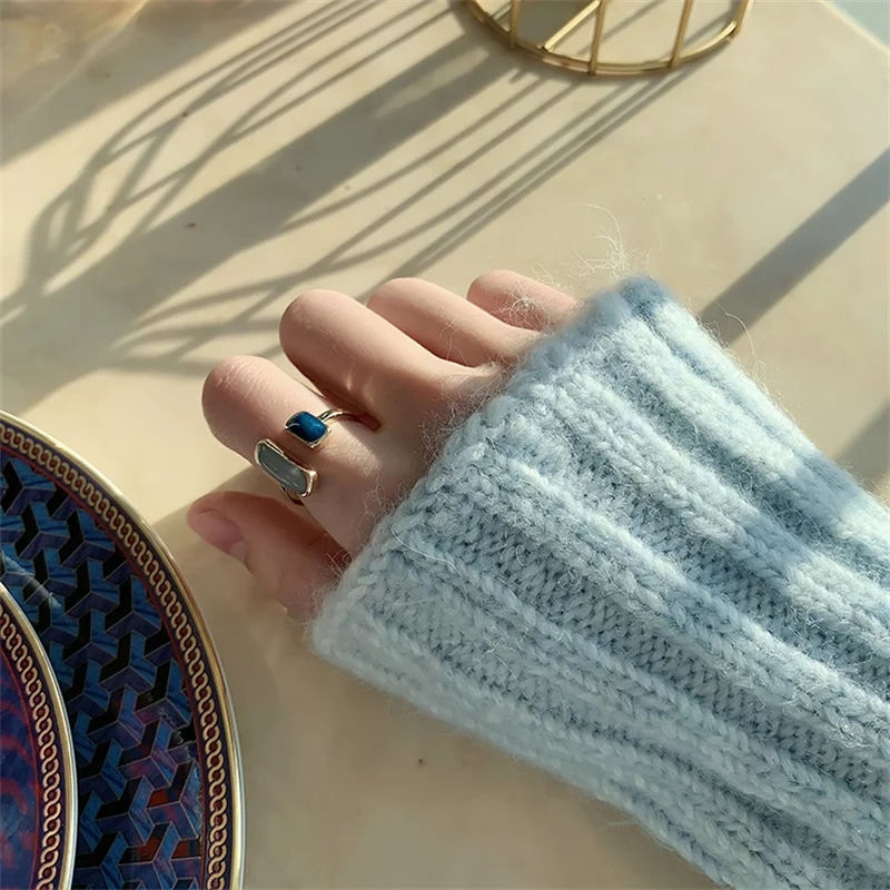 Thumbnail: Colorful Drip Glaze Ring