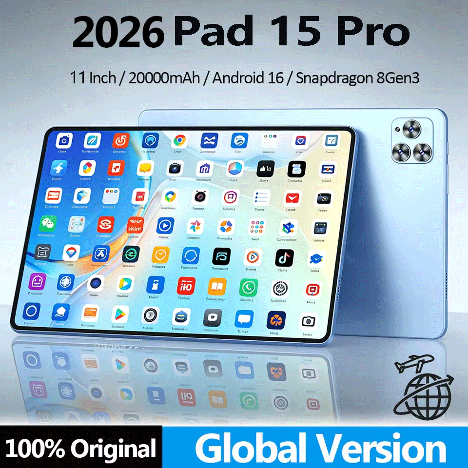 Pad 15 Pro Octa-Core Tablet with Wi-Fi