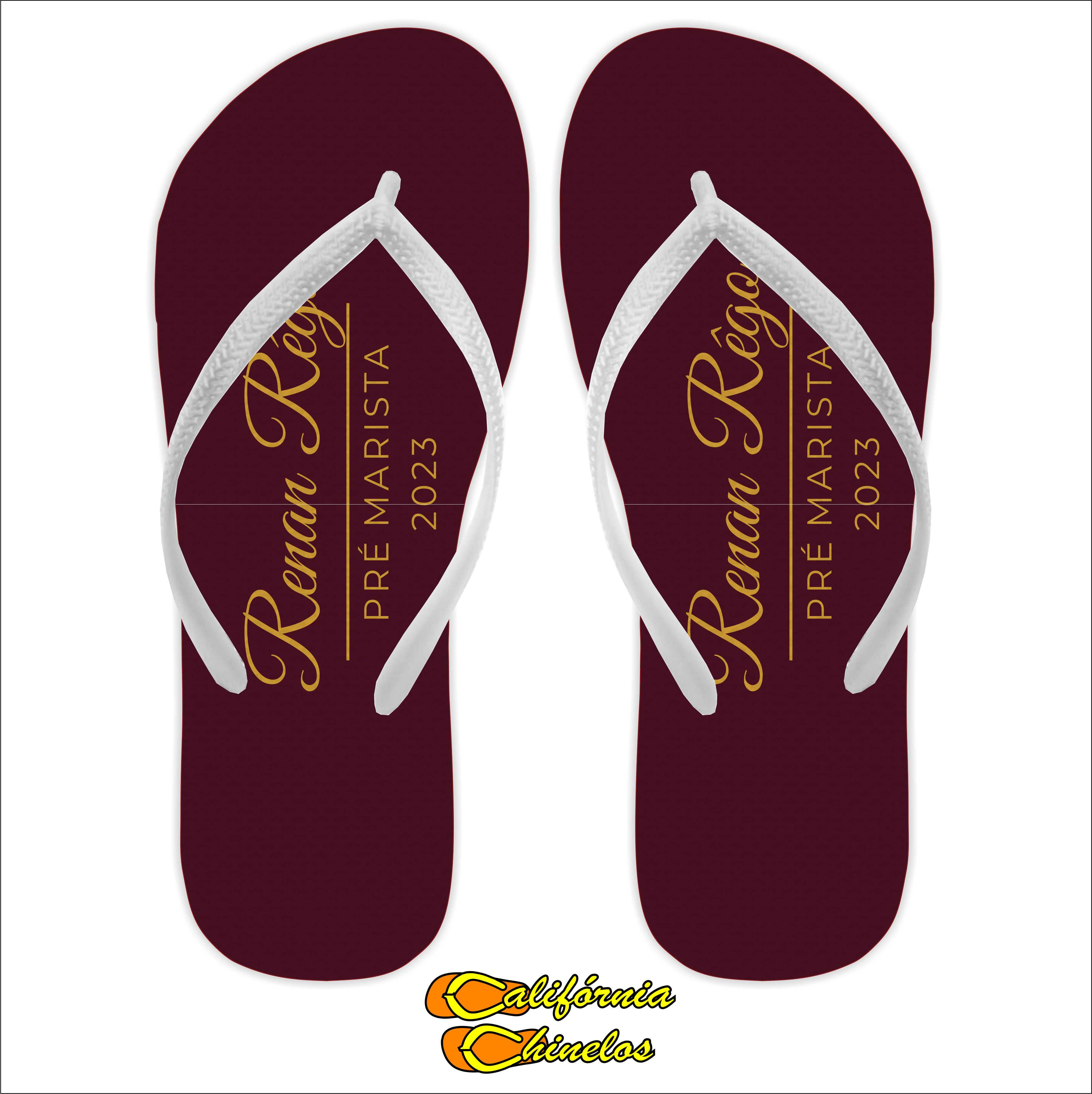 CHINELO PARA FORMATURA MARSALA