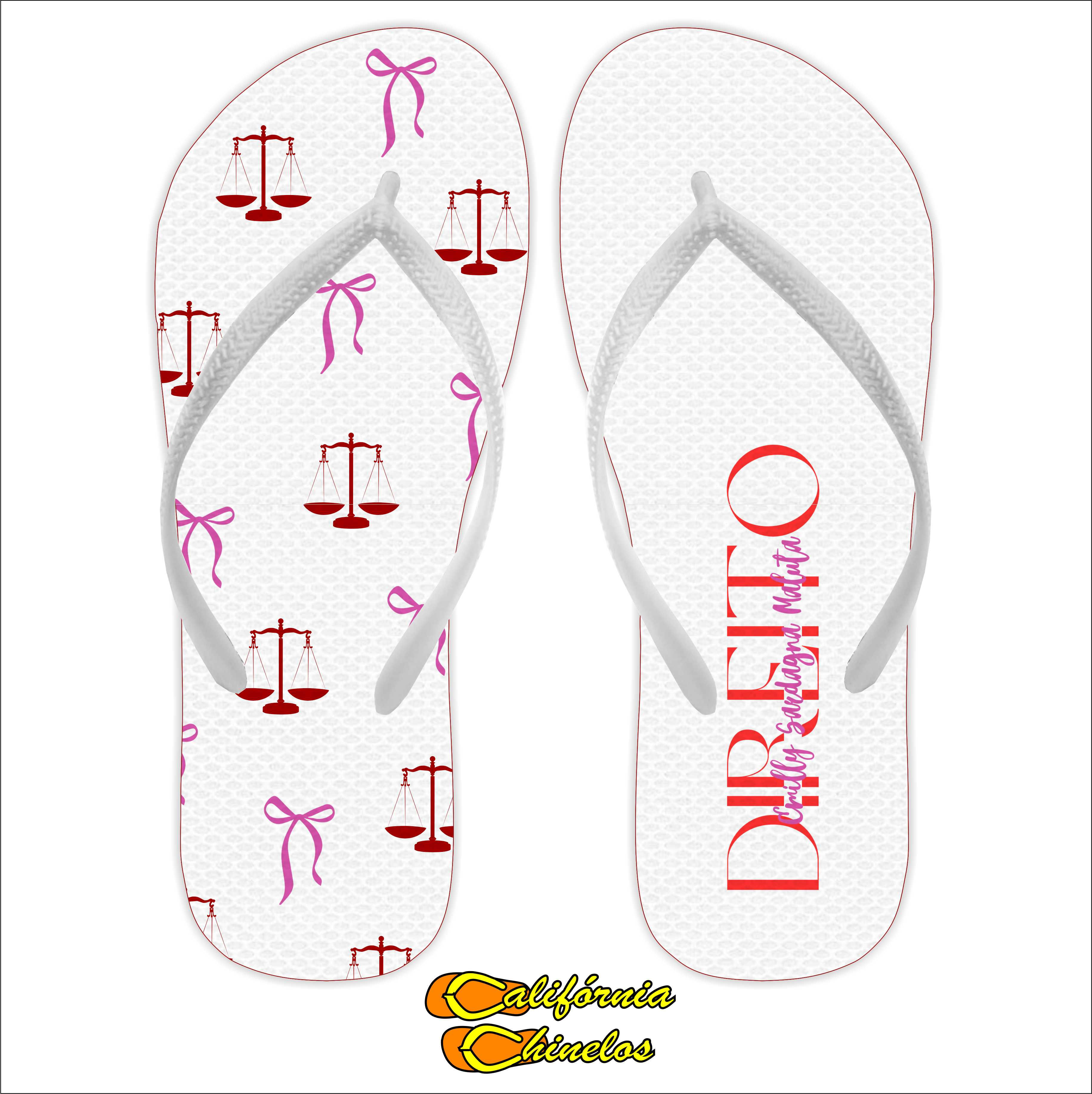 CHINELO PARA FORMATURA DE DIREITO