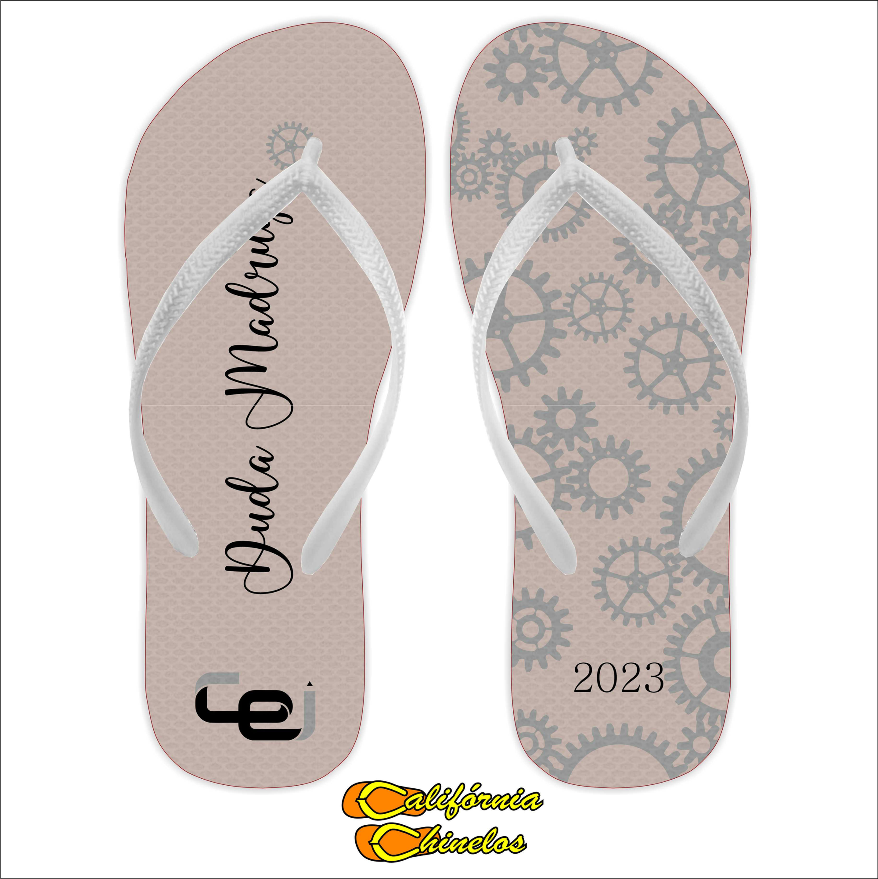 CHINELO PARA FORMATURA ENGRENAGEM